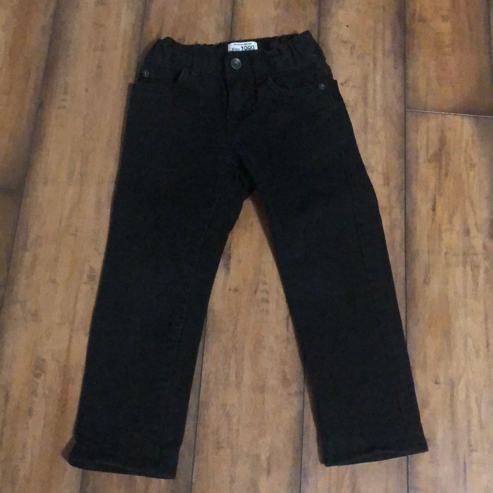 Boys size 4, black jeans